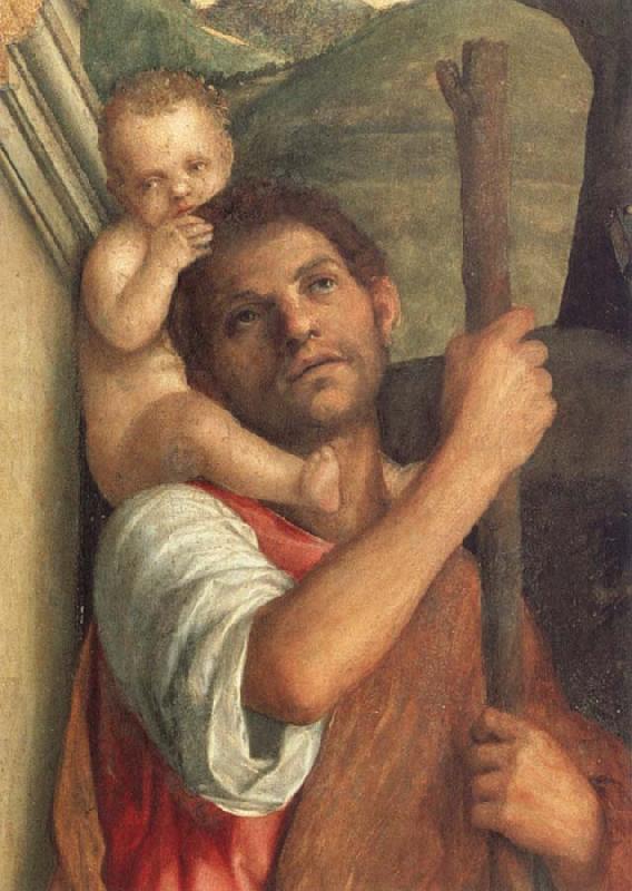 Gentile Bellini Detail of Saints Christopher,Jerome,and Louis Sweden oil painting art